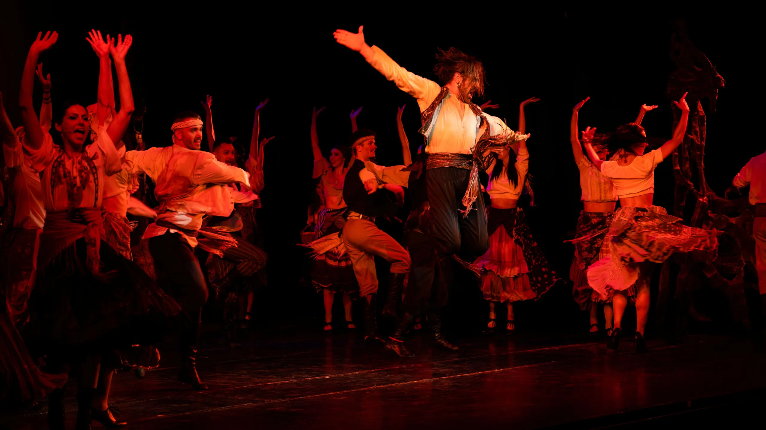 Ivan Bosiljčić and the ensemble on stage